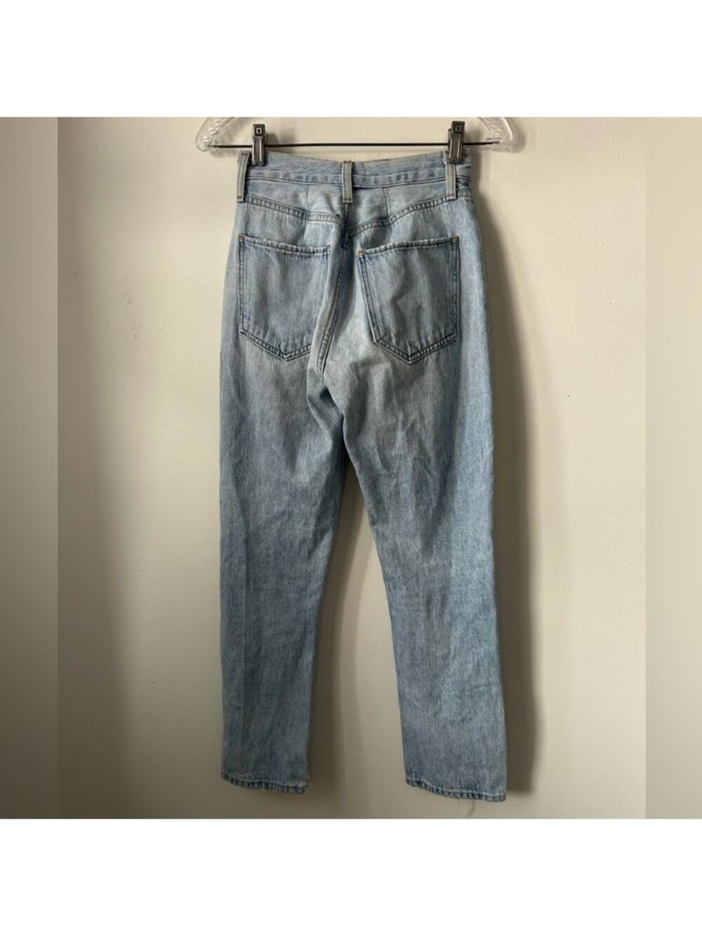 Agolde Riley High Rise Straight Leg Jeans - Picture 2 of 5